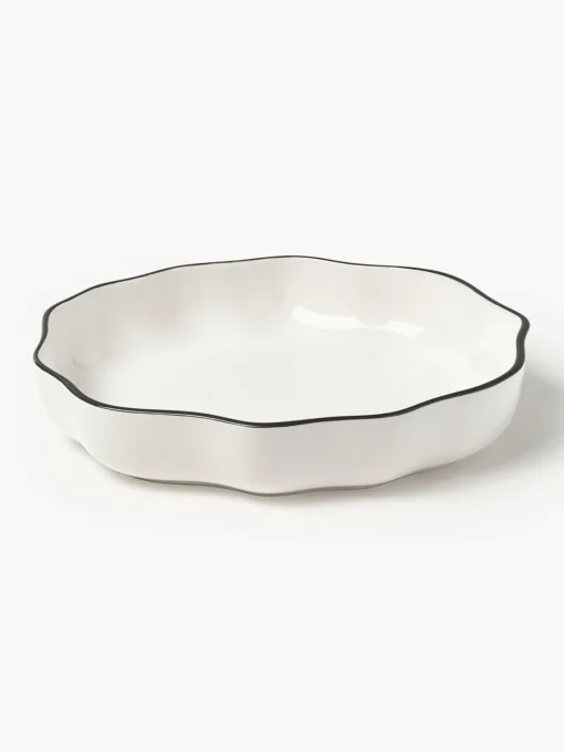 Vajillas Completas|Menaje De Mesa>Westwing Collection Vajilla de porcelana con volantes Bia, 4 comensales, 12 pzas.