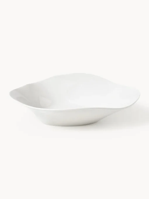 Vajilla de porcelana de forma orgánica Joana, 4 comensales (12 pzas.) Vajillas Completas|Menaje De Mesa