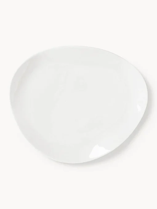Vajilla de porcelana de forma orgánica Joana, 4 comensales (12 pzas.) Vajillas Completas|Menaje De Mesa