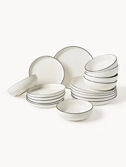 Outlet Vajilla de porcelana Facile, 6 comensales (18 pzas.) Vajillas Completas|Menaje De Mesa