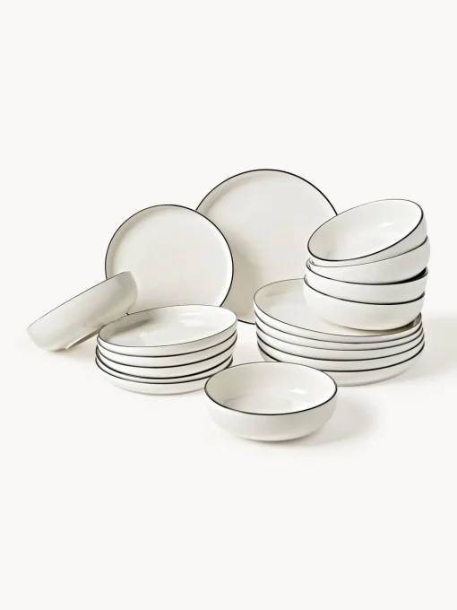 Outlet Vajilla de porcelana Facile, 6 comensales (18 pzas.) Vajillas Completas|Menaje De Mesa