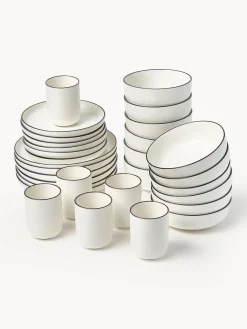 Outlet Vajilla de porcelana Facile, 6 comensales (30 pzas.) Vajillas Completas|Menaje De Mesa