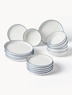 Best Vajilla de porcelana Facile, 6 comensales (18 pzas.) Vajillas Completas|Menaje De Mesa