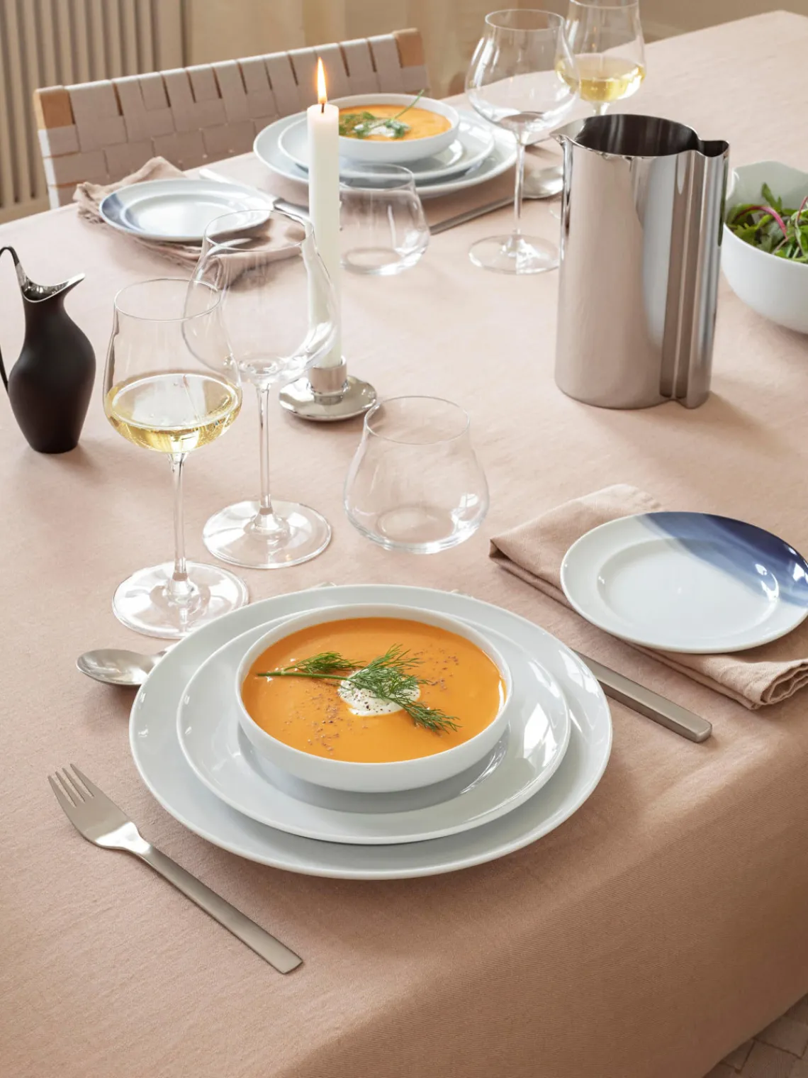 New Vajilla de porcelana Koppel, 1 comensal (3 pzas.) Vajillas Completas|Menaje De Mesa