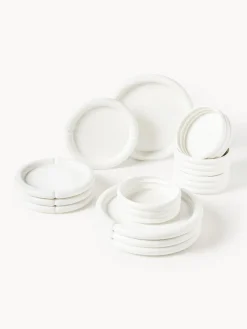 New Vajilla de porcelana Maira, 4 personas (12 pzas.) Vajillas Completas|Menaje De Mesa