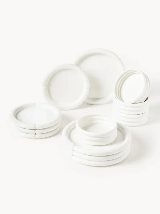 New Vajilla de porcelana Maira, 4 personas (12 pzas.) Vajillas Completas|Menaje De Mesa