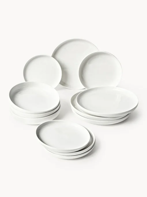 Online Vajilla de porcelana Nessa, 4 comensales (12 pzas.) Vajillas Completas|Menaje De Mesa