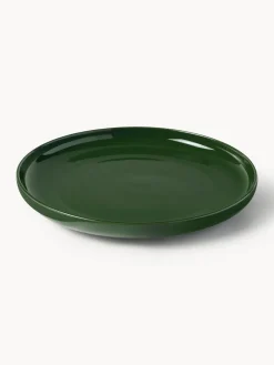 Vajillas Completas|Menaje De Mesa></noscript>Westwing Collection Vajilla de porcelana Nessa, 4 comensales (12 pzas.) Verde oscuro brillante
