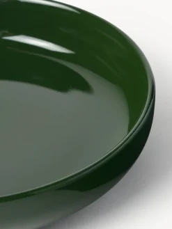 Vajillas Completas|Menaje De Mesa></noscript>Westwing Collection Vajilla de porcelana Nessa, 4 comensales (12 pzas.) Verde oscuro brillante