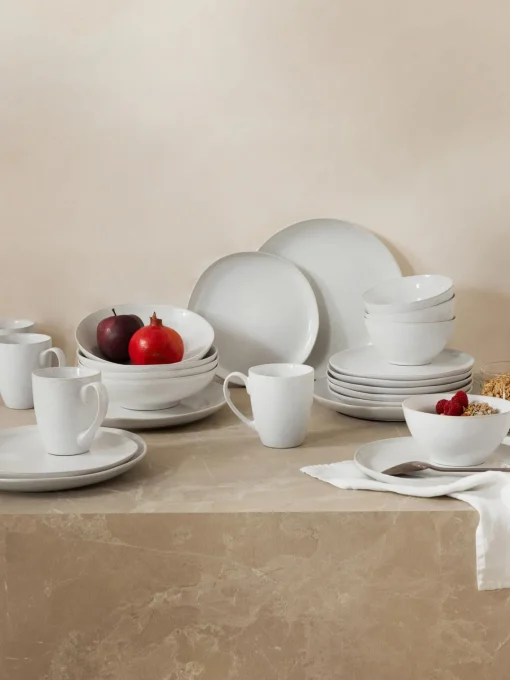 Vajilla esmaltado Gemma, 4 comensales (12 pzas.) Vajillas Completas|Menaje De Mesa