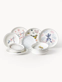 Vajillas Completas|Menaje De Mesa>Westwing Collection Vajilla Flamboyant, 4 comensales (12 pzas.)