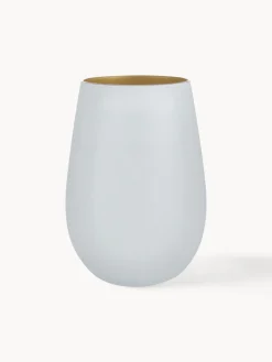 Copas De Cóctel|Vajillas Completas>Stölzle Lausitz Vasos altos de cristal Elements, 6 uds. Blanco, dorado