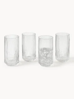Best Vasos altos soplados Aleo, 4 uds. Copas De Cóctel|Vajillas Completas