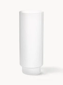 Clearance Vasos altos soplados con relieve Ripple, 4 uds. Copas De Cóctel|Vajillas Completas