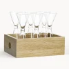 Copas De Cóctel|Vajillas Completas>Sagaform Vasos chupito Semon, 6 uds., con caja de madera