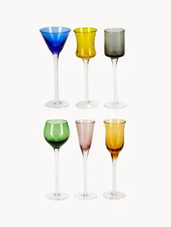 New Vasos chupito soplados Lyngby, 6 uds. Copas De Cóctel|Vajillas Completas