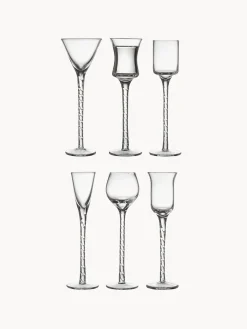 Copas De Cóctel|Vajillas Completas>Lyngby Glas Vasos chupito soplados Rom, 6 uds.