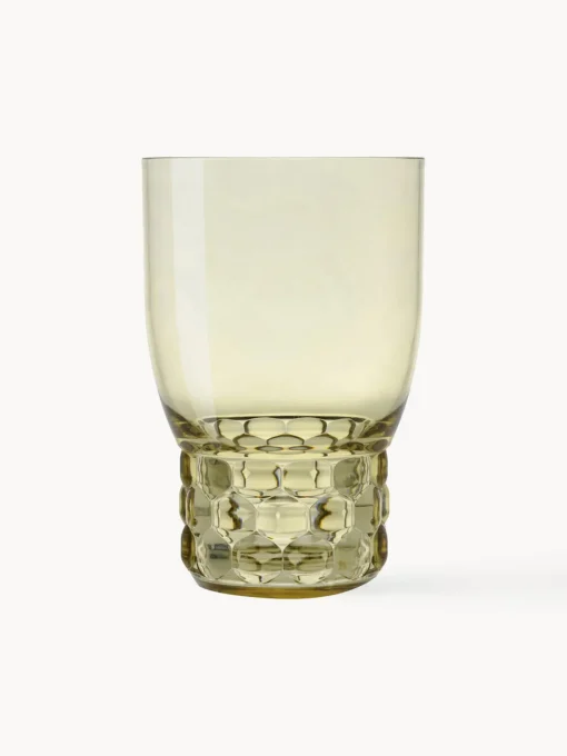 Vasos|Vajillas Completas>Kartell Vasos con relieves Jellies, 4 uds. Verde claro
