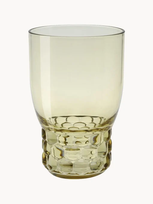 Vasos|Vajillas Completas>Kartell Vasos con relieves Jellies, 4 uds. Verde claro