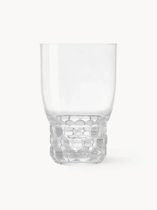 Vasos|Vajillas Completas>Kartell Vasos con relieves Jellies, 4 uds. Transparente