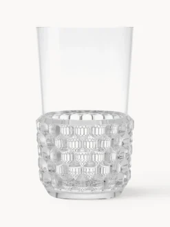 Vasos|Vajillas Completas>Kartell Vasos con relieves Jellies, 4 uds. Transparente