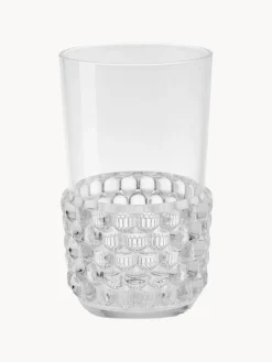 Vasos|Vajillas Completas>Kartell Vasos con relieves Jellies, 4 uds. Transparente