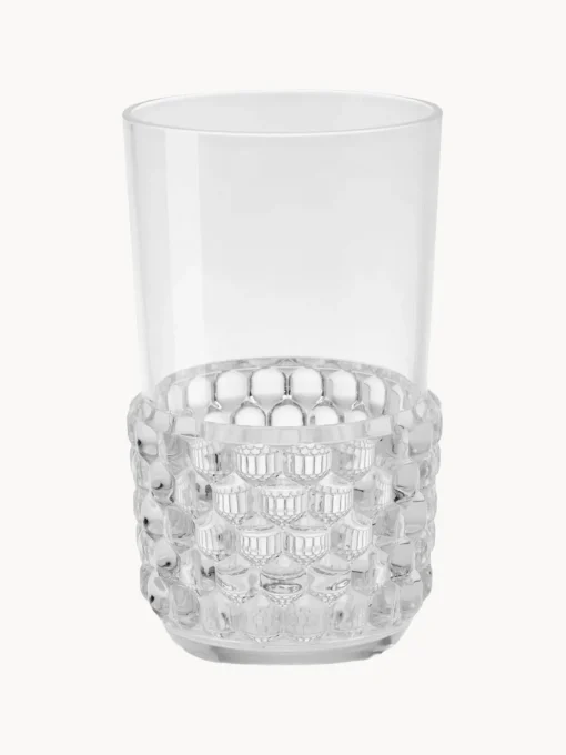 Vasos|Vajillas Completas>Kartell Vasos con relieves Jellies, 4 uds. Transparente