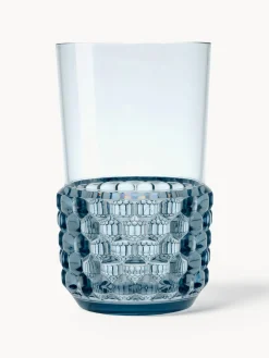 Vasos|Vajillas Completas>Kartell Vasos con relieves Jellies, 4 uds. Azul claro
