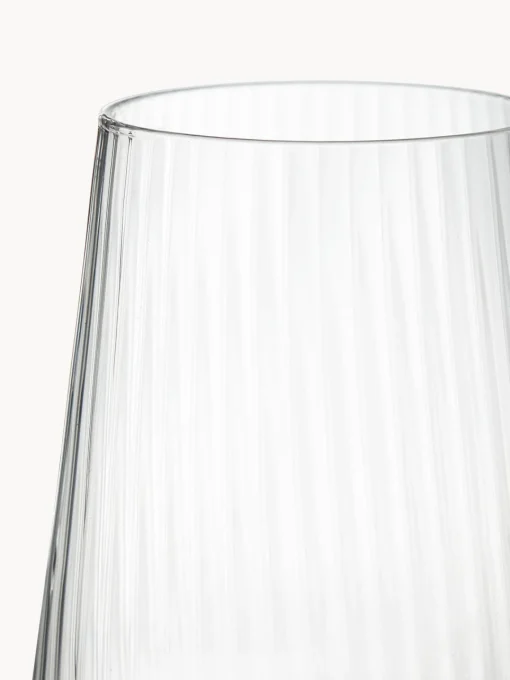 Vasos|Vajillas Completas>Westwing Collection Vasos de agua artesanales con relieves Cami, 4 uds.