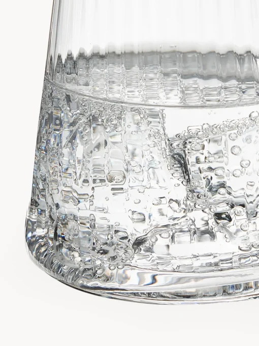 Vasos|Vajillas Completas>Westwing Collection Vasos de agua artesanales con relieves Cami, 4 uds.