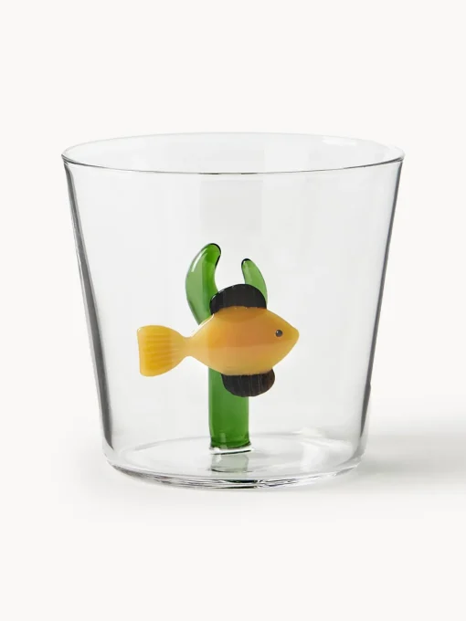 Hot Vasos de agua artesanales Marine Garden, 6 uds. Vasos|Vajillas Completas
