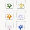 Vasos|Vajillas Completas>ICHENDORF Vasos de agua artesanales Coral Reef, 6 uds.