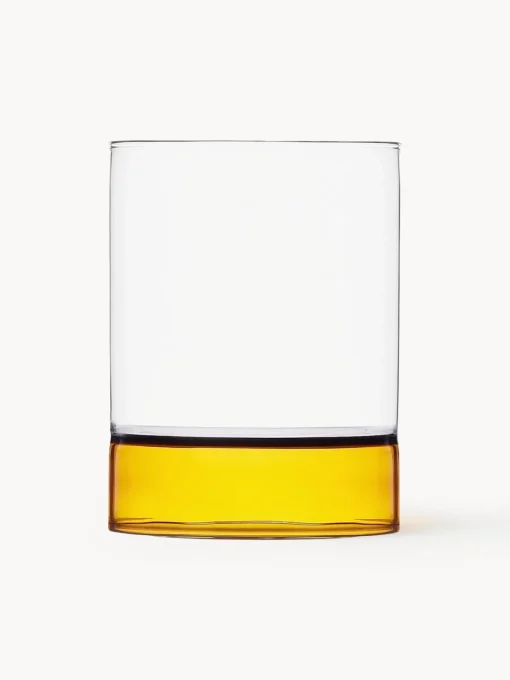 Vasos de agua artesanales Bamboo Groove, 2 uds. Vasos|Vajillas Completas