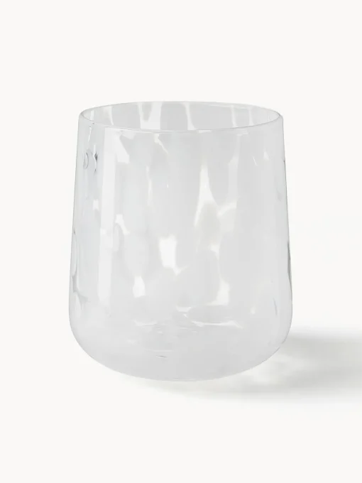Discount Vasos de agua artesanales con estampado de lunares Oakley, 4 uds. Vasos|Vajillas Completas