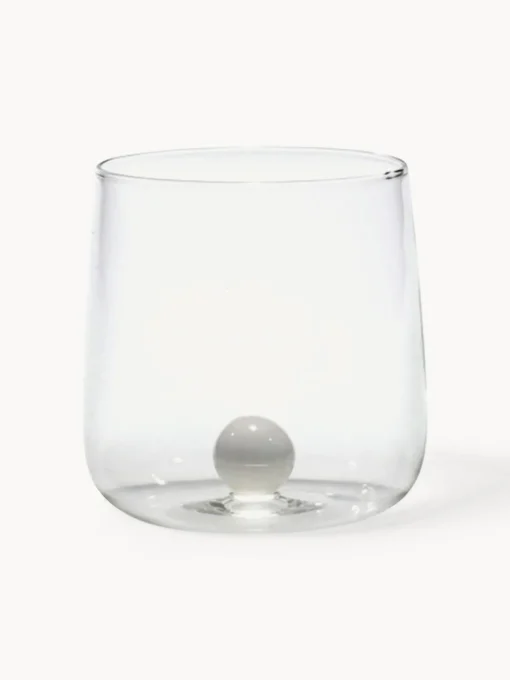 Online Vasos de agua artesanales soplados de vidrio borosilicato Bilia, 6 uds. Vasos|Vajillas Completas