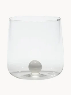 Online Vasos de agua artesanales soplados de vidrio borosilicato Bilia, 6 uds. Vasos|Vajillas Completas