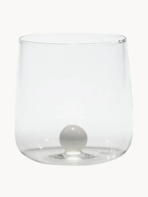Online Vasos de agua artesanales soplados de vidrio borosilicato Bilia, 6 uds. Vasos|Vajillas Completas