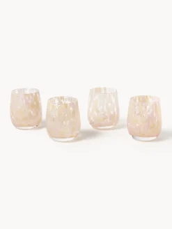 Vasos de agua artesanales Yava, 4 uds. Vasos|Vajillas Completas