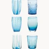 Vasos|Vajillas Completas>Zafferano Vasos de agua artesanales Melting, 6 uds.