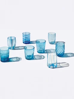 Vasos|Vajillas Completas>Zafferano Vasos de agua artesanales Melting, 6 uds.