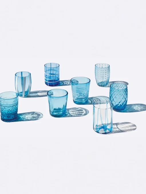 Vasos|Vajillas Completas>Zafferano Vasos de agua artesanales Melting, 6 uds.