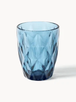 Discount Vasos de agua con patrón texturizado Colorado, 4 uds. Vasos|Vajillas Completas