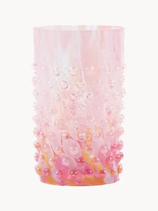 Clearance Vasos de agua de vidrio soplado Confetti Hobnail, 2 uds. Vajillas Completas|Menaje De Mesa