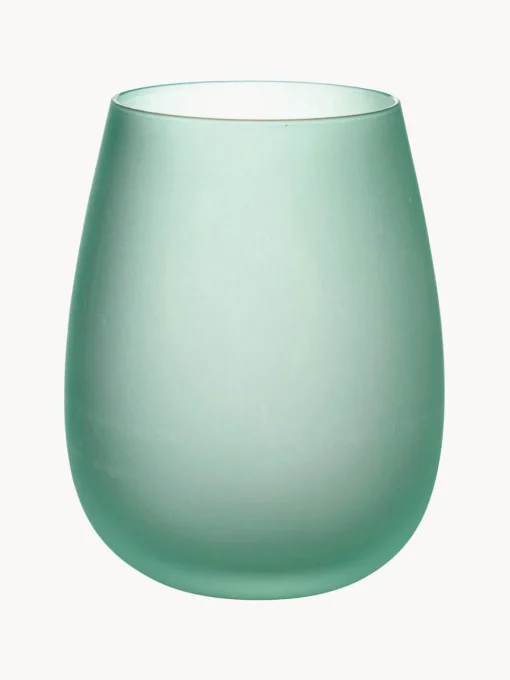 Vasos|Vajillas Completas>Villa D'Este Home Tivoli Vasos de agua Happy Hour, 6 uds. Tonos azules y verdes mate