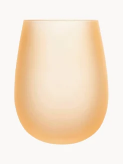 Vasos|Vajillas Completas></noscript>Villa D'Este Home Tivoli Vasos de agua Happy Hour, 6 uds. Tonos naranja y marrones mate