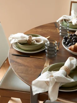 Vasos|Vajillas Completas></noscript>Westwing Collection Vasos de agua soplados Bubbly, 4 uds. Gris transparente