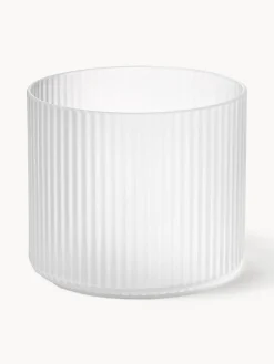 Vasos|Vajillas Completas>Ferm Living Vasos de agua soplados con relieves Ripple, 4 uds. Semitransparente mate