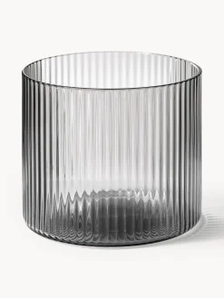 Clearance Vasos de agua soplados con relieves Ripple, 4 uds. Vasos|Vajillas Completas