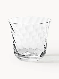 Vasos|Vajillas Completas>Westwing Collection Vasos de agua soplados Swirl, 4 uds.