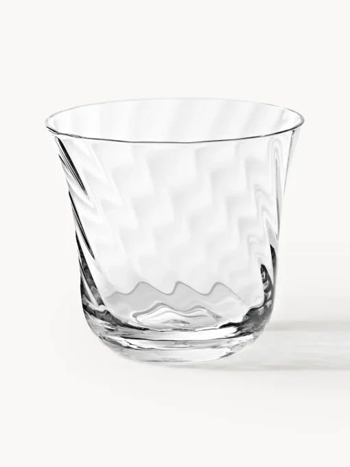 Vasos|Vajillas Completas>Westwing Collection Vasos de agua soplados Swirl, 4 uds.